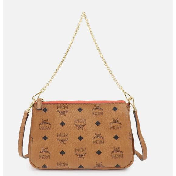 💎✨STUNNING✨💎Authentic MCM Visetos Leather Clutch Shoulder bag - Picture 3 of 14